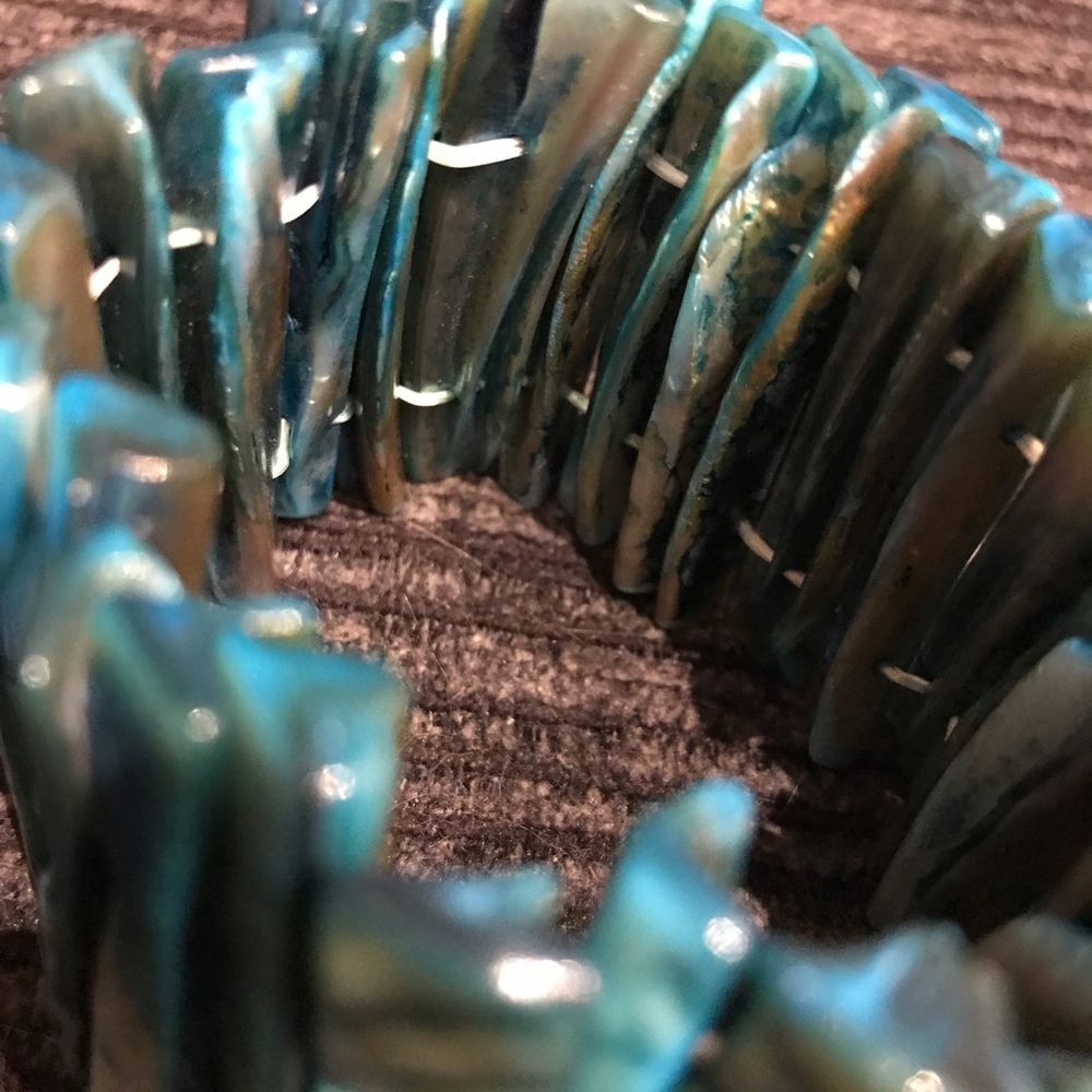 Abalone shell bracelet - Picture 4 of 8